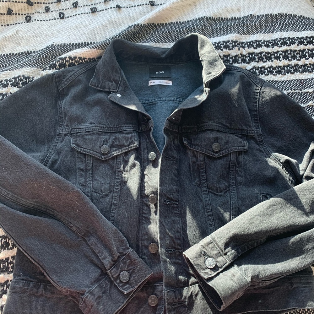 BDG black denim jacket - Picture 2 of 4